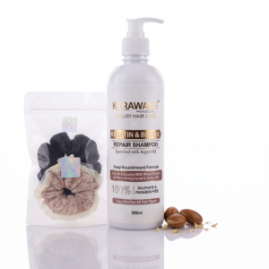 Keratin Shampoo (500ml) | with 2 pcs of scrunchies